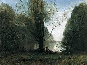 The Solitude camille corot